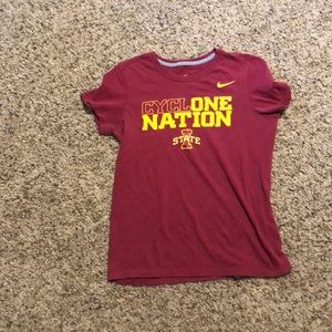 Iowa State University Nike T shirt Large
